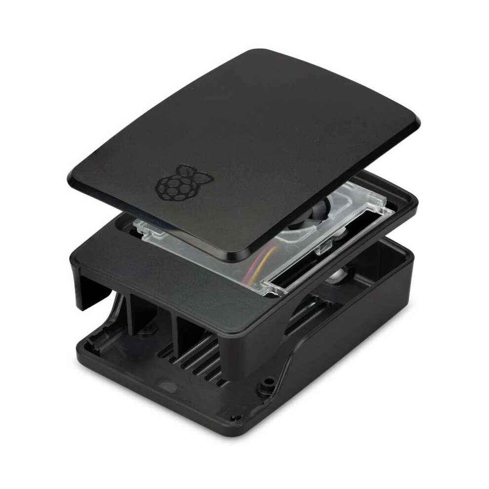 Official Case For Raspberry Pi 5, Raspberry Pi 5 Case, Black/Grey 5056561803746