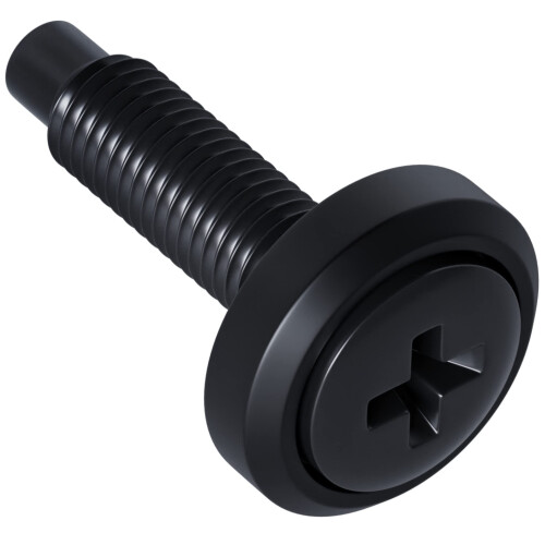 Rack Mount Screws 50 Pack - 10/32 Steel Screws with Attached Nylon ...