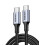 UGREEN USB-C-auf-USB-C-2.0-Kabel, 3 m - Grau 1