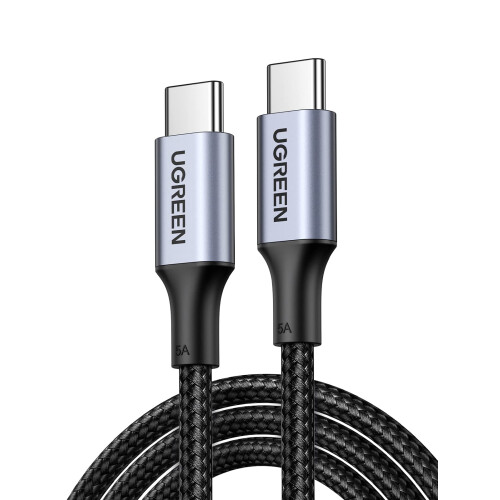 UGREEN USB-C-auf-USB-C-2.0-Kabel, 3 m - Grau