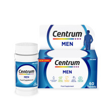 Men 50+ Multivitamin Tablets for Men, Vitamins with 23 Essential Nutrients, including Vitamin C, D and Zinc, 60 ct (Packaging and Tablet colour may