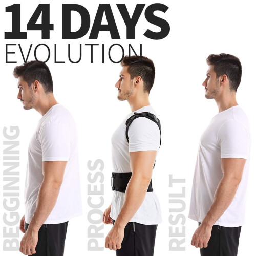 Back Brace Posture Corrector Spinal Support for Women and Men, Lumbar Shoulder Posture Correction for Upper and Lower Back Support, Adjustable 2