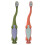 Toddler Toothbrush, Dinosaur, Green and Orange, 2-Pack 9