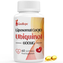 Liposomal CoQ10 Ubiquinol 600mg - 60 Mini Softgels | Superior Bioavailability & Heart & Vascular Health Antioxidant