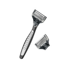 Razors for Men - Men's Razor + 2 Razor Blade Refills, 5 Blade Razors for Men, 2 Razor Head Refills
