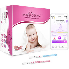 40 x Ovulation Test Strips and 10 x Pregnancy Test Strips - Fertility Test Kit, Powered by Premom Ovulation Predictor iOS and Android App (40 LH +10