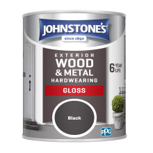 Exterior Hardwearing Gloss - Black 750ml
