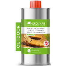 Sealing Wood Oil for Outdoor Garden Furniture - Teak Oil for Garden Furniture - Suitable for All Outdoor Types of Wood, Danish Oil for Wood Exterior