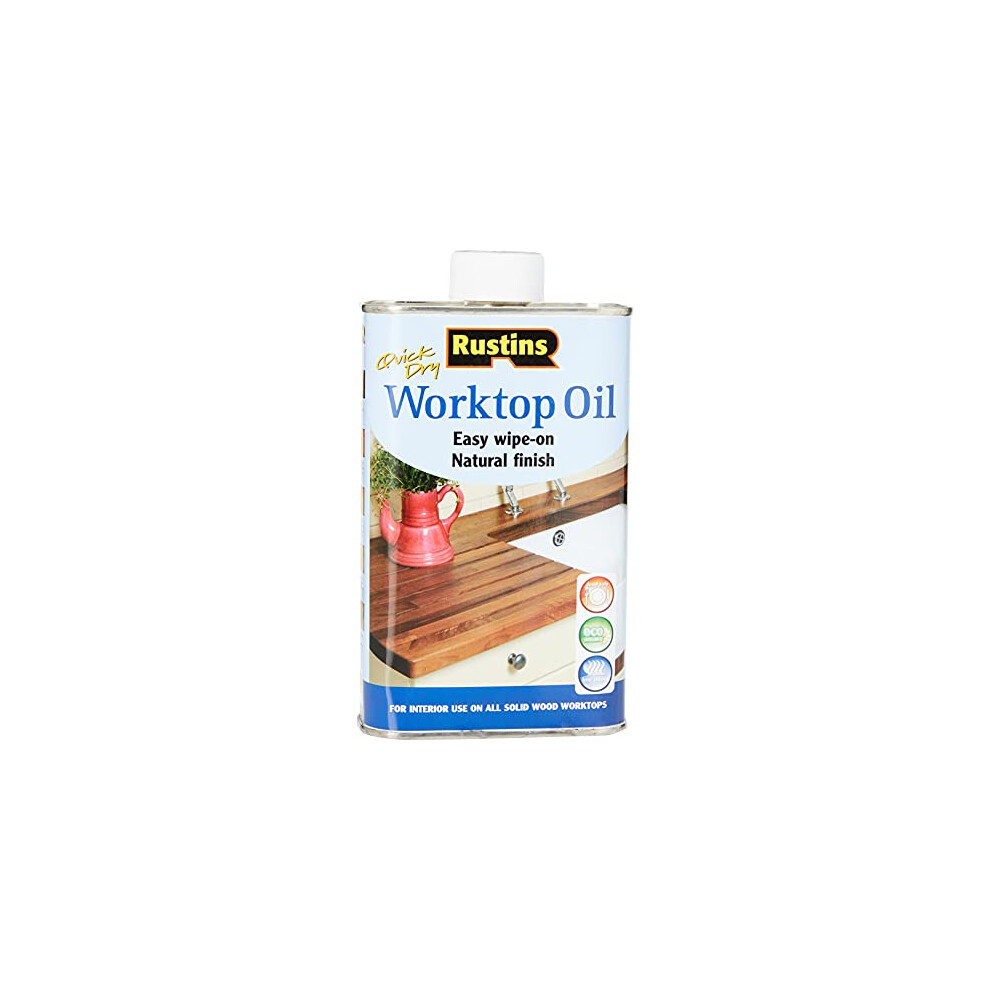 Worktop Oil - Premium Wood Treatment for Enhanced Durability, Water Resistance, and Natural Finish - Ideal for Kitchen Surfaces 500ml
