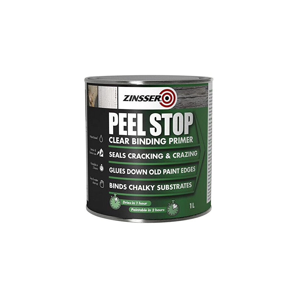 Peel Stop Clear Binding Primer 1 Litre ZINPSP1L