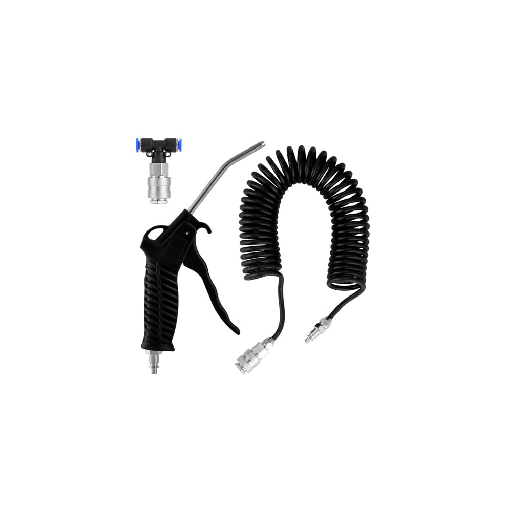 Truck Air Duster Gun With 5 Metre Recoil Hose Blow Dust Gun Heavy Duty Air Gun Cleaning Kit For Lorry Truck Car 686082709736