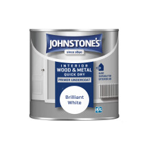 - Quick Dry Gloss Primer Undercoat - Brilliant White - Water Based - Interior Wood & Metal - Fast Drying - Low Odour - Dry in 1-2 Hours - 13m2