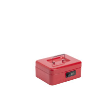 Burg Wachter 8" Money 5020 Combination Lock Cash Box - Red