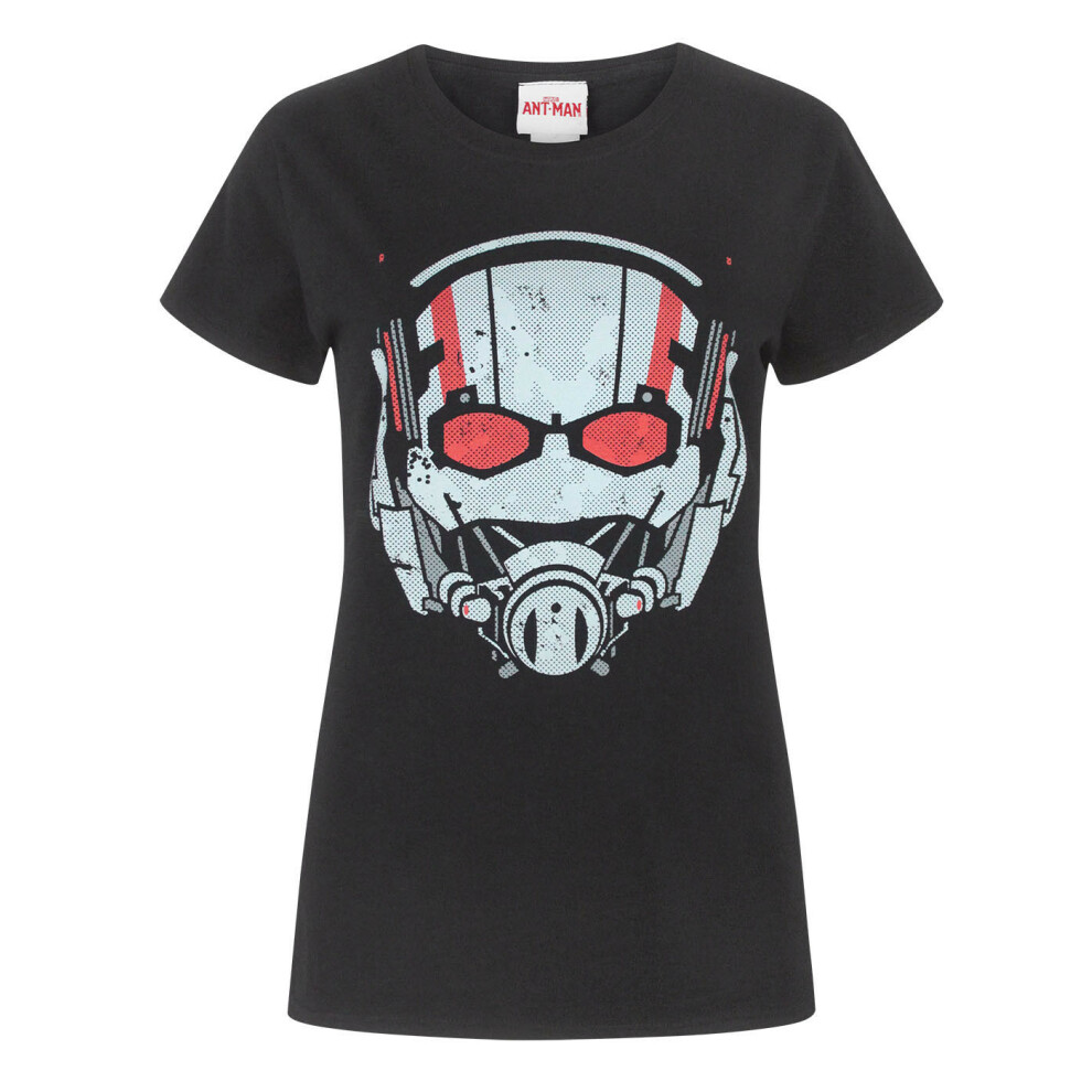 (Small) Marvel Short Sleeved T-Shirt (Womens Black)