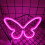 Pink Butterfly Neon Light Butterfly Neon Sign Usb 3