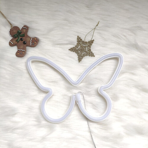 Pink Butterfly Neon Light Butterfly Neon Sign Usb 1