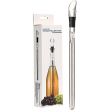 Wine Chiller, 3-in-1 Stainless Steel Bottle Cooler Stick With Wine Aerator And Pourer, Rapid Iceless Wine Chiller Rod-perfect Wine Accessories Gift