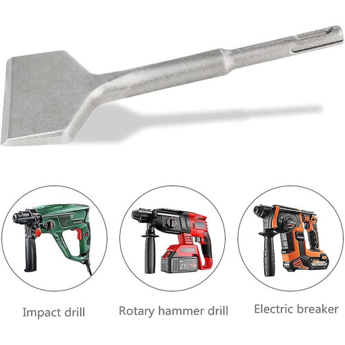 Sds Plus Chisel 2pcs Tile Removing Chisel Sds-plus Cranked Chisel Bits Wide 75x165mm 1