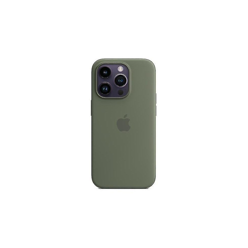 (Olive) Silicone Phone Case Compale With Iphone 14Pro Green 9158807001698