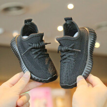 (Black 2, UK 8.5 Kids=EU 26) Kids Trainers Boys Girls Running Children Sports Shoes School Sneakers