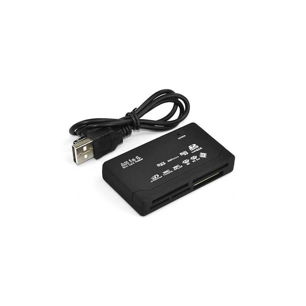 Universal Usb Memory Card Reader - Black 9158807005238