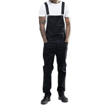 (black, 4xl) Men Slim Fit Denim Jumpsuit Bib Romper Casual Overalls Dungarees
