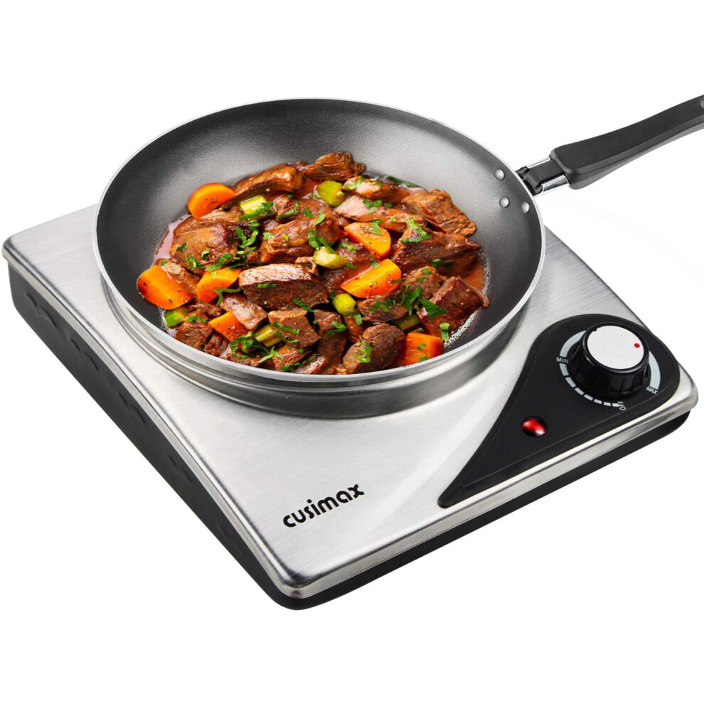CUSIMAX Hot Plate for Electric Cooking Portable Single Hob