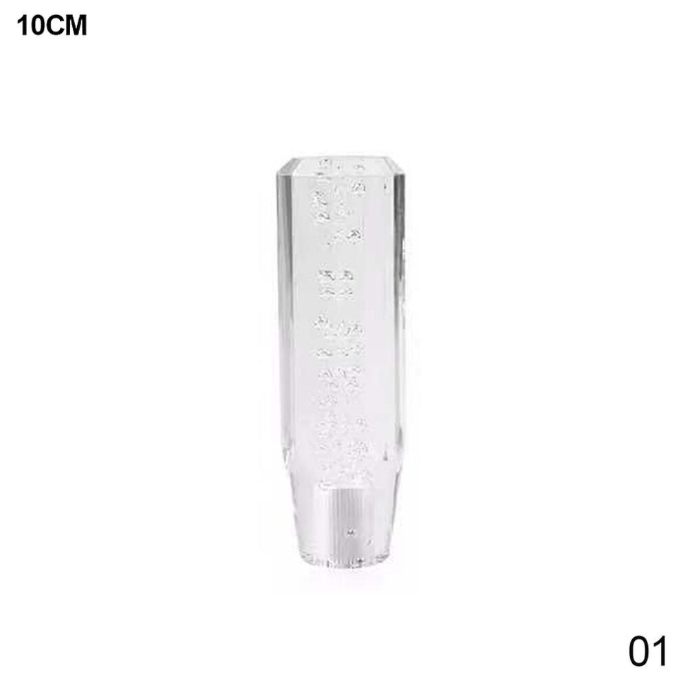 (10Cm ) 10/15Cm Universal Car Manual Gear Shift Knob Stick Crystal Bubble Manual Transmission Gear Stick Lever Shifter Knob Gear Shift White 9158807007171