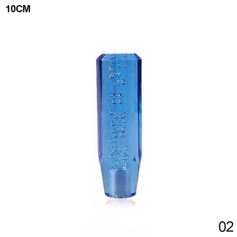 (10Cm ) 10/15Cm Universal Car Manual Gear Shift Knob Stick Crystal Bubble Manual Transmission Gear Stick Lever Shifter Knob Gear Shift Blue 9158807007201