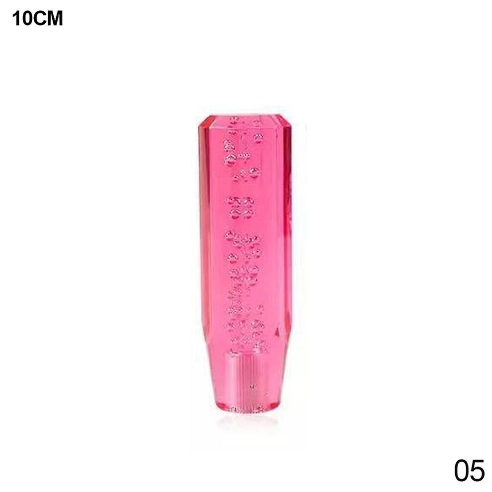 (10Cm ) 10/15Cm Universal Car Manual Gear Shift Knob Stick Crystal Bubble Manual Transmission Gear Stick Lever Shifter Knob Gear Shift Pink 9158807007232