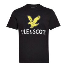 (Black, M) Lyle & Scott Mens Graphic T Shirts