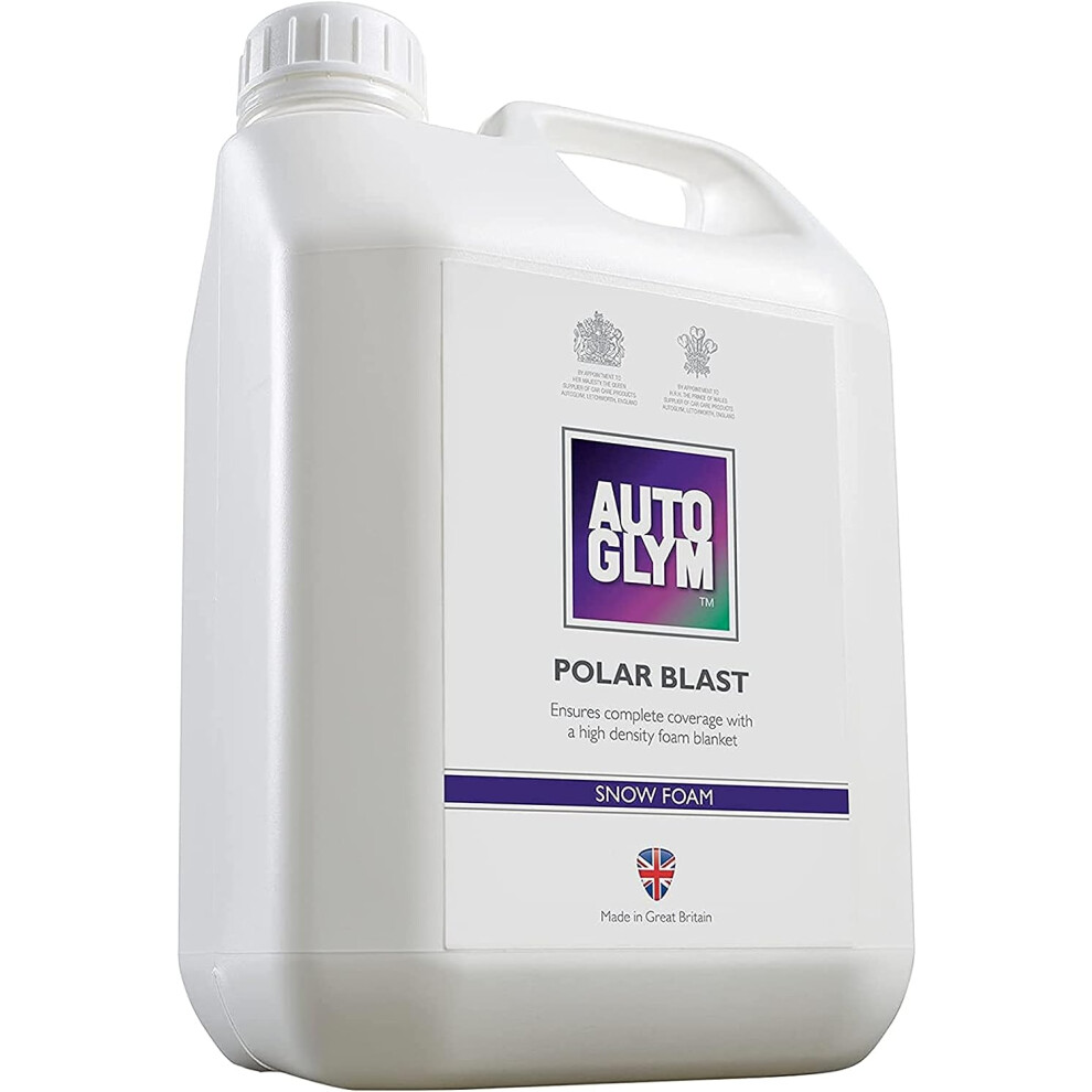 Autoglym Polar Blast, 2.5L - Thick Snow Foam Pre-Wash pH Neutral Car Cleaner, White