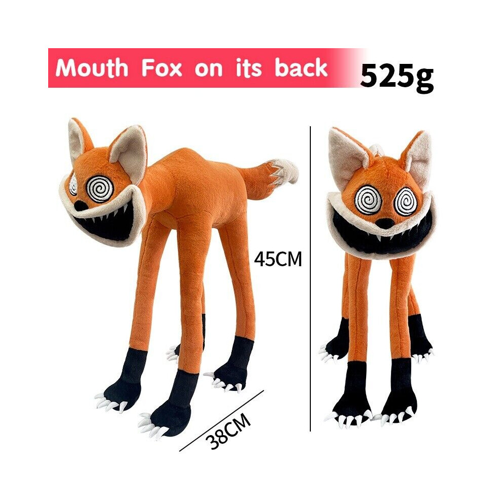 (Big Mouth Fox 45cm) New Smiling Critters Game Monster Catnap Plush Chapter 3 Deep Sleep Game Gifts