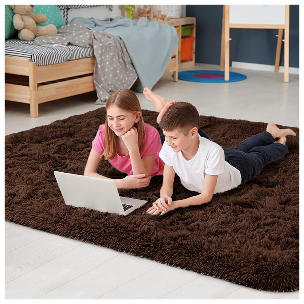 Oxford Homeware (120Cm X 170Cm (4Ft X 5Ft 8")., Brown) Non Slip Rug Area Rug Living Room Bed Room Not,Specified