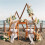 2 Pack Wooden Wedding Arch Frame Archway Flowers Balloon Backdrop 2