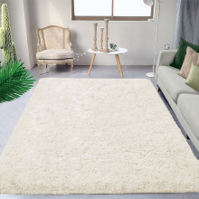 (120cm x 170cm (4ft x 5ft 8")., Cream) Non Slip Rug Area Rug Living Room Bed Room