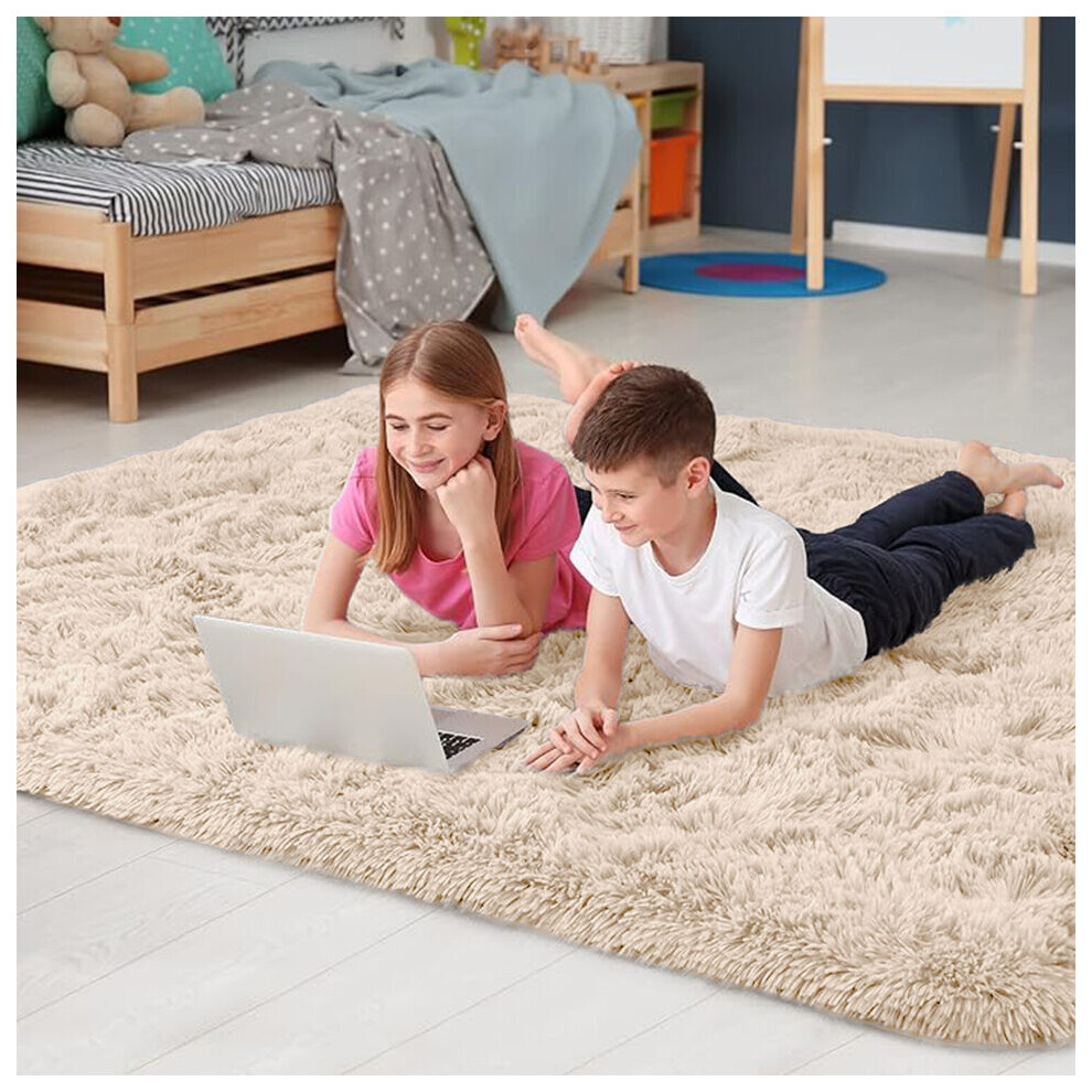 Oxford Homeware (120Cm X 170Cm (4Ft X 5Ft 8")., Beige) Non Slip Rug Area Rug Living Room Bed Room Not,Specified