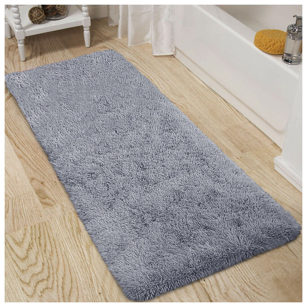 Oxford Homeware (60Cm X 220Cm (2Ft X 7Ft 7")_Runner., Grey) Non Slip Rug Area Rug Living Room Bed Room Not,Specified