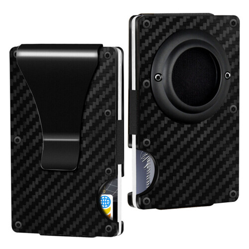 Metal AirTag Credit Card Holder  RFID Blocking
