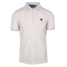 (Cream, 3XL) FILA Mens Polo Shirt Short Sleeve
