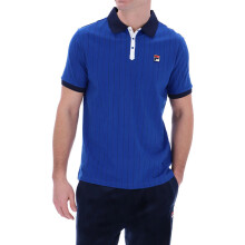 (Blue, L) FILA Mens Polo Shirt Short Sleeve
