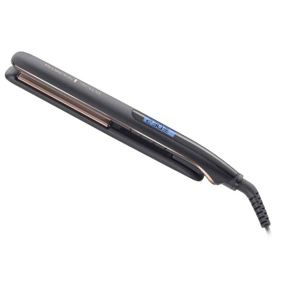 Remington Proluxe Ceramic Hair Straightener with Intelligent OPTIheat technology for heat where it matters - Pro+ setting at 185C