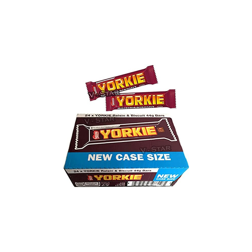 Nestle Full Box Of Yorkie Chocolates Bar -24 Bars Original 44G Each