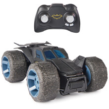 DC Comics, Batman, Stunt Force Batmobile, Indoor Remote-Control Car, Action Figure Compatible, Turbo Boost and Crazy Stunt Capabilities