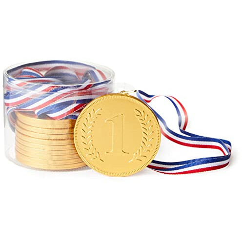 Steenland Chocolate Foiled Medals, Pack of 10