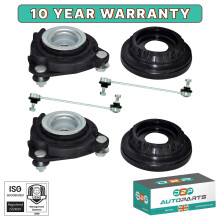 FRONT SUSPENSION TOP STRUT MOUNTS, BEARINGS & DROP LINKS KIT FOR FORD MONDEO MK3