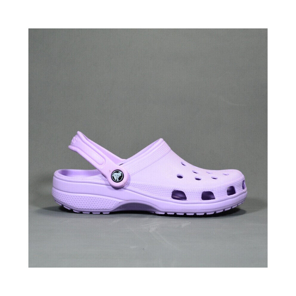 (Purple, EU39-40=M7=W9) Crocs Classic Sandal Clogs Lightweight Beach Slip Shoes Slipper Size Hot Sell