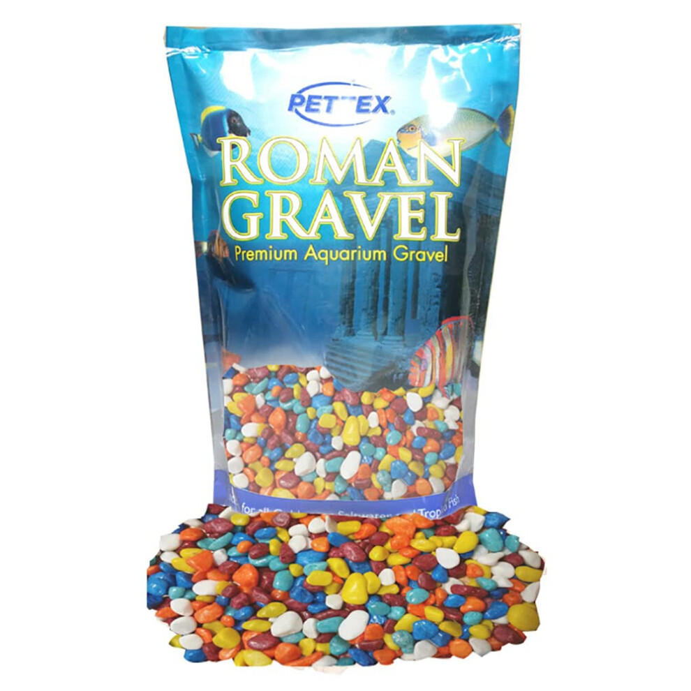 Pettex Aquatic Roman Gravel 2 Kg Rainbow Pebbles