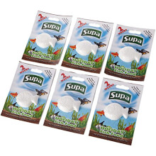 Supa Aquarium Holiday Fish Food, 14 Days, Pack of 6, Easy To Use, Slow Releasing Food Block For Feeding Cold Water & Tropical Aquarium Fish