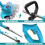 Cordless Strimmer Grass Trimmer Cutter Garden Lawn Edger+2Battery+Charger-Makita Compatible 3